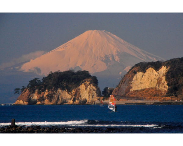 和賀江島からの富士山