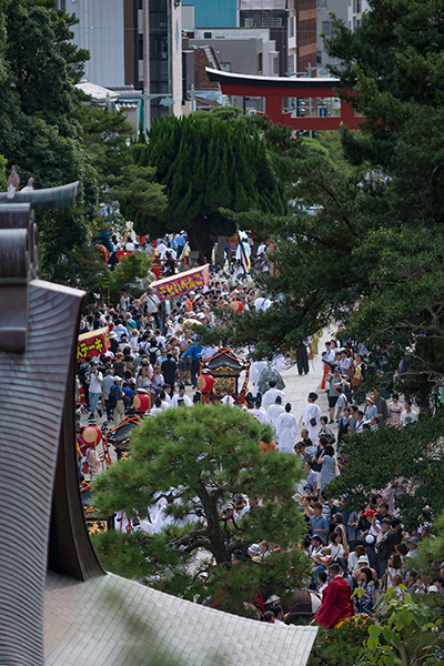 神幸祭の行列